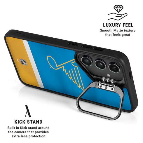 NHL St. Louis Blues Jersey Galaxy S24 Kickstand Case